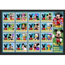 Stamps Cartoon Walt Disney Set 1 sheets