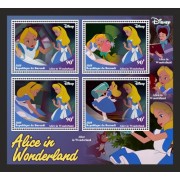 Stamps Cartoon Walt Disney Set 8 sheets