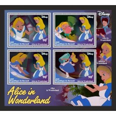 Stamps Cartoon Walt Disney Set 8 sheets