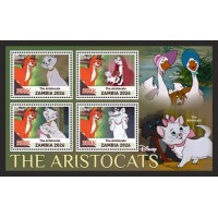 Stamps Cartoon Walt Disney Set 8 sheets