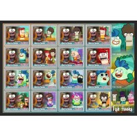 Stamps Cartoon Walt Disney Set 1 sheets