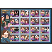 Stamps Cartoon Walt Disney Set 1 sheets