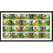 Stamps Cartoon Walt Disney Set 1 sheets