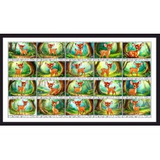 Stamps Cartoon Walt Disney Set 1 sheets