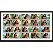 Stamps Cartoon Walt Disney Set 1 sheets