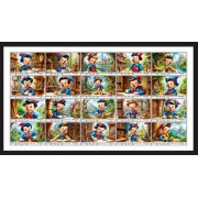 Stamps Cartoon Walt Disney Set 1 sheets