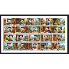 Stamps Cartoon Walt Disney Set 1 sheets Stamps Cartoon Walt Disney Set 1 sheets