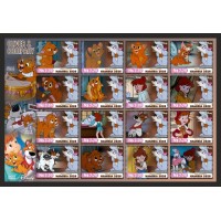 Stamps Cartoon Walt Disney Set 1 sheets