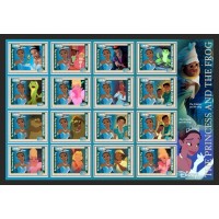 Stamps Cartoon Walt Disney Set 1 sheets