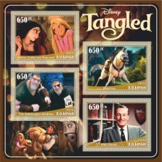 Stamps Cartoon Walt Disney Set 8 sheets