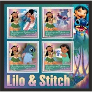 Stamps Cartoon Walt Disney Set 8 sheets
