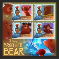 Stamps Cartoon Walt Disney Set 8 sheets