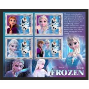 Stamps Cartoon Walt Disney Set 8 sheets