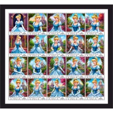 Stamps Cartoon Walt Disney Set 1 sheets