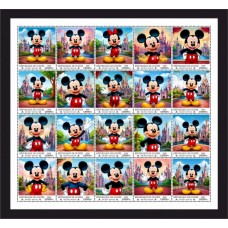 Stamps Cartoon Walt Disney Set 1 sheets