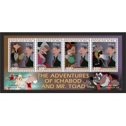 Stamps Cartoon Walt Disney Set 8 sheets