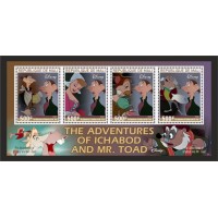 Stamps Cartoon Walt Disney Set 8 sheets