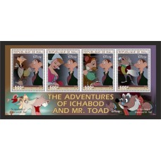 Stamps Cartoon Walt Disney Set 8 sheets