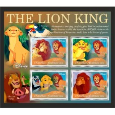 Stamps Cartoon Walt Disney Set 8 sheets