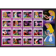 Stamps Cartoon Walt Disney Set 1 sheets