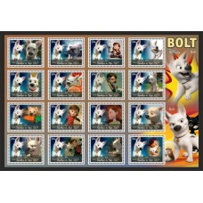 Stamps Cartoon Walt Disney Set 1 sheets