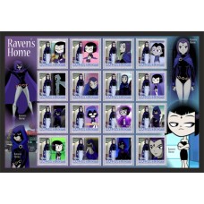 Stamps Cartoon Walt Disney Set 1 sheets