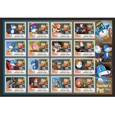 Stamps Cartoon Walt Disney Set 1 sheets