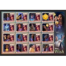 Stamps Cartoon Walt Disney Set 1 sheets