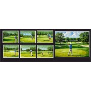 Stamps Sport Golf Set  1 block 6 stamps