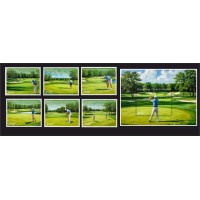 Stamps Sport Golf Set  1 block 6 stamps