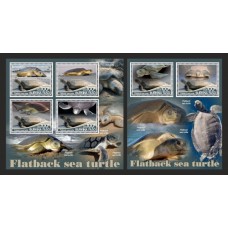Stamps Fauna Sea Turtles Set 2 sheets Stamps Fauna Sea Turtles Set 2 sheets