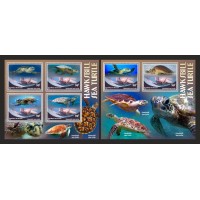 Stamps Fauna Sea Turtles Set 2 sheets