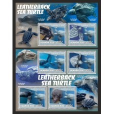 Stamps Fauna Sea Turtles Set 2 sheets Stamps Fauna Sea Turtles Set 2 sheets