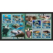 Stamps Fauna Sea Turtles Set 2 sheets