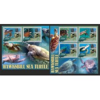 Stamps Fauna Sea Turtles Set 2 sheets Stamps Fauna Sea Turtles Set 2 sheets