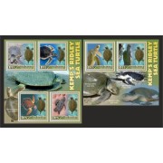 Stamps Fauna Sea Turtles Set 2 sheets