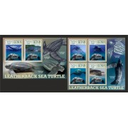 Stamps Fauna Sea Turtles Set 2 sheets