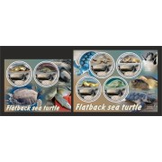 Stamps Fauna Sea Turtles Set 2 sheets