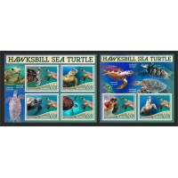 Stamps Fauna Sea Turtles Set 2 sheets