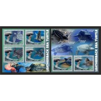 Stamps Fauna Sea Turtles Set 2 sheets