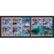 Stamps Fauna Sea Turtles Set 2 sheets
