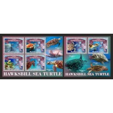 Stamps Fauna Sea Turtles Set 2 sheets