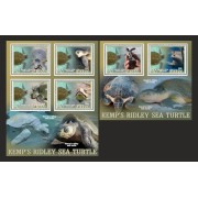 Stamps Fauna Sea Turtles Set 2 sheets