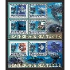 Stamps Fauna Sea Turtles Set 2 sheets