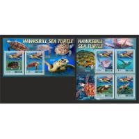 Stamps Fauna Sea Turtles Set 2 sheets