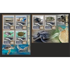 Stamps Fauna Sea Turtles Set 2 sheets Stamps Fauna Sea Turtles Set 2 sheets
