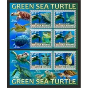 Stamps Fauna Sea Turtles Set 2 sheets