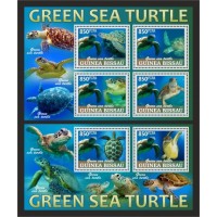 Stamps Fauna Sea Turtles Set 2 sheets