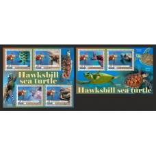 Stamps Fauna Sea Turtles Set 2 sheets