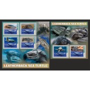 Stamps Fauna Sea Turtles Set 2 sheets